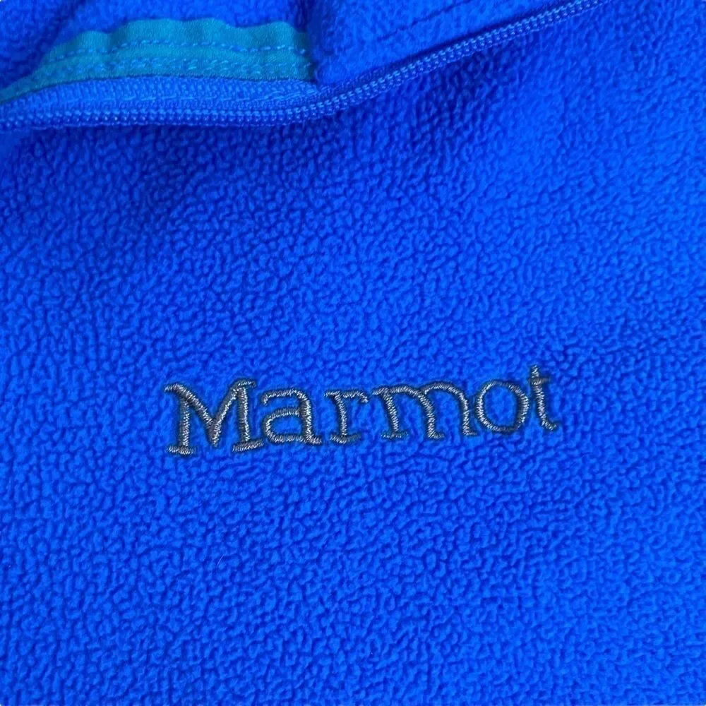 MARMOT Women's Fleece Jacket Blue Size M Medium - Picture 7 of 9